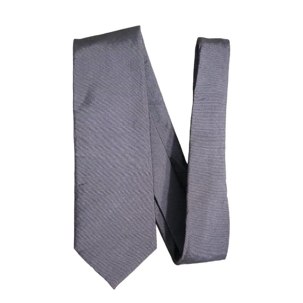 Oscar De La Renta Grey Silk Tie